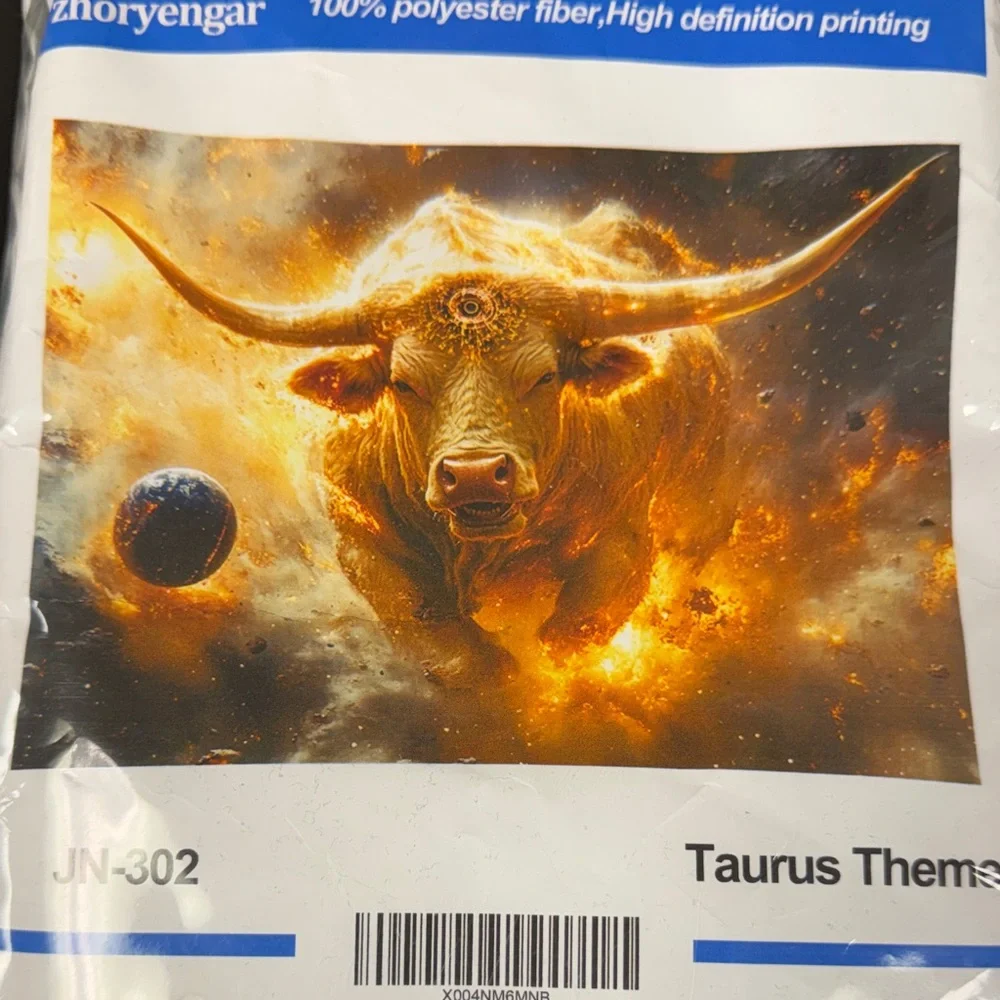 Zodiac Theme Tapestry - Taurus 98x71 inches Zhoryengar 100% polyester TAURUS ♉️